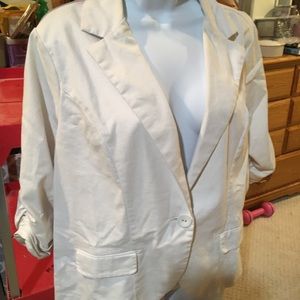 White blazer Torrid